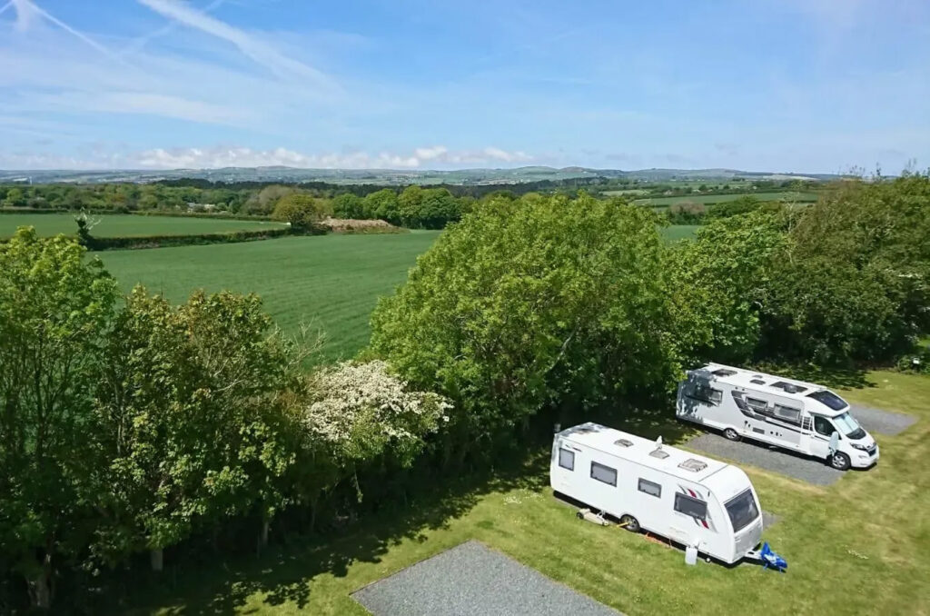 Wayfarers Touring Caravan Park in Cornwall